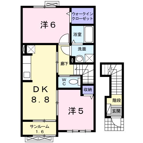 アクア・リヴェール村国　Iの間取り