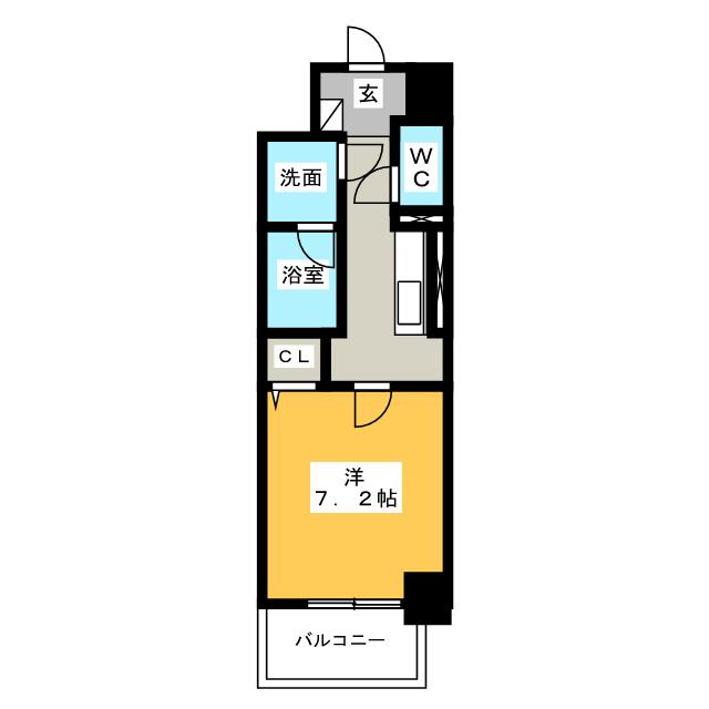 メイプル岩塚本通の間取り