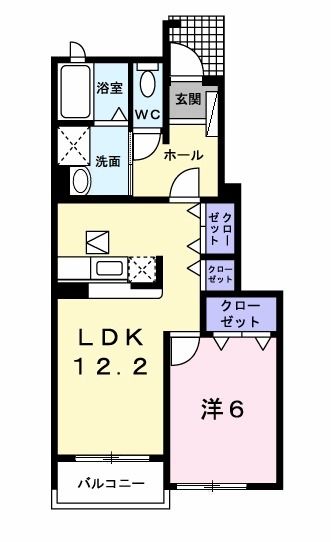 アロッジオ・ラッフィナートの間取り