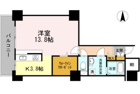 品川区東品川のマンションの間取り