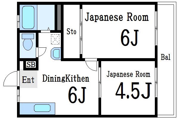 サンハイツの間取り