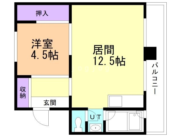 ビレッジハウス新川３号棟の間取り