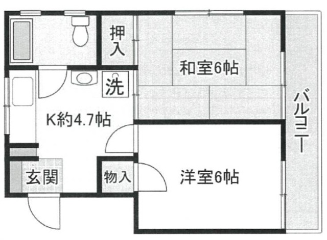 スカイラークハイツの間取り