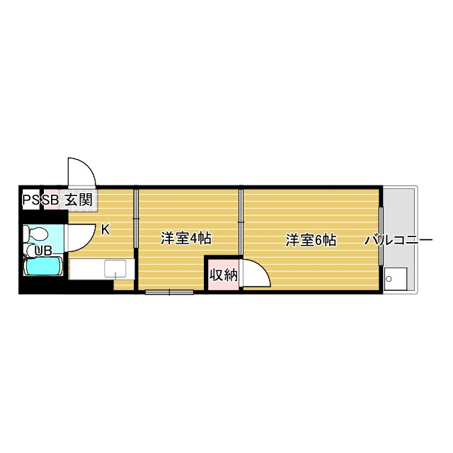 一条グランハイツ京都の間取り