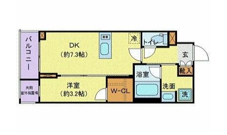 港区六本木のマンションの間取り