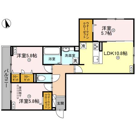 パサログランデ綾之町の間取り