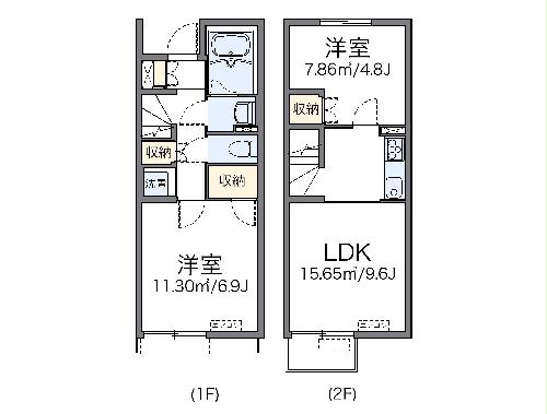 レオネクストＨＹＴ　VIIの間取り