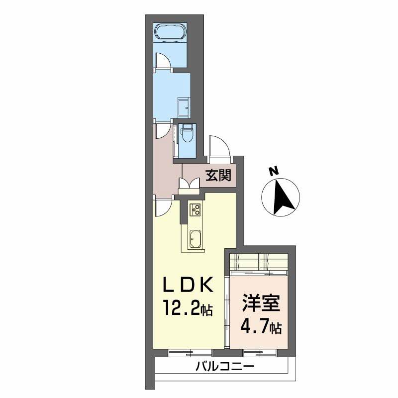 HL9　tomidabashiの間取り