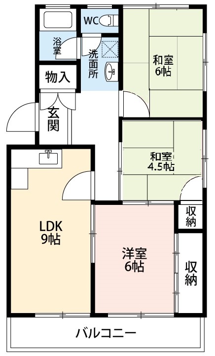 永光マンションの間取り