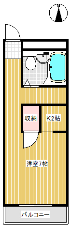 ラフォーレ白山の間取り