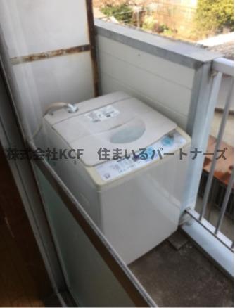 バルコニー　外からの目が気にならないバルコニーで洗濯物が干せます