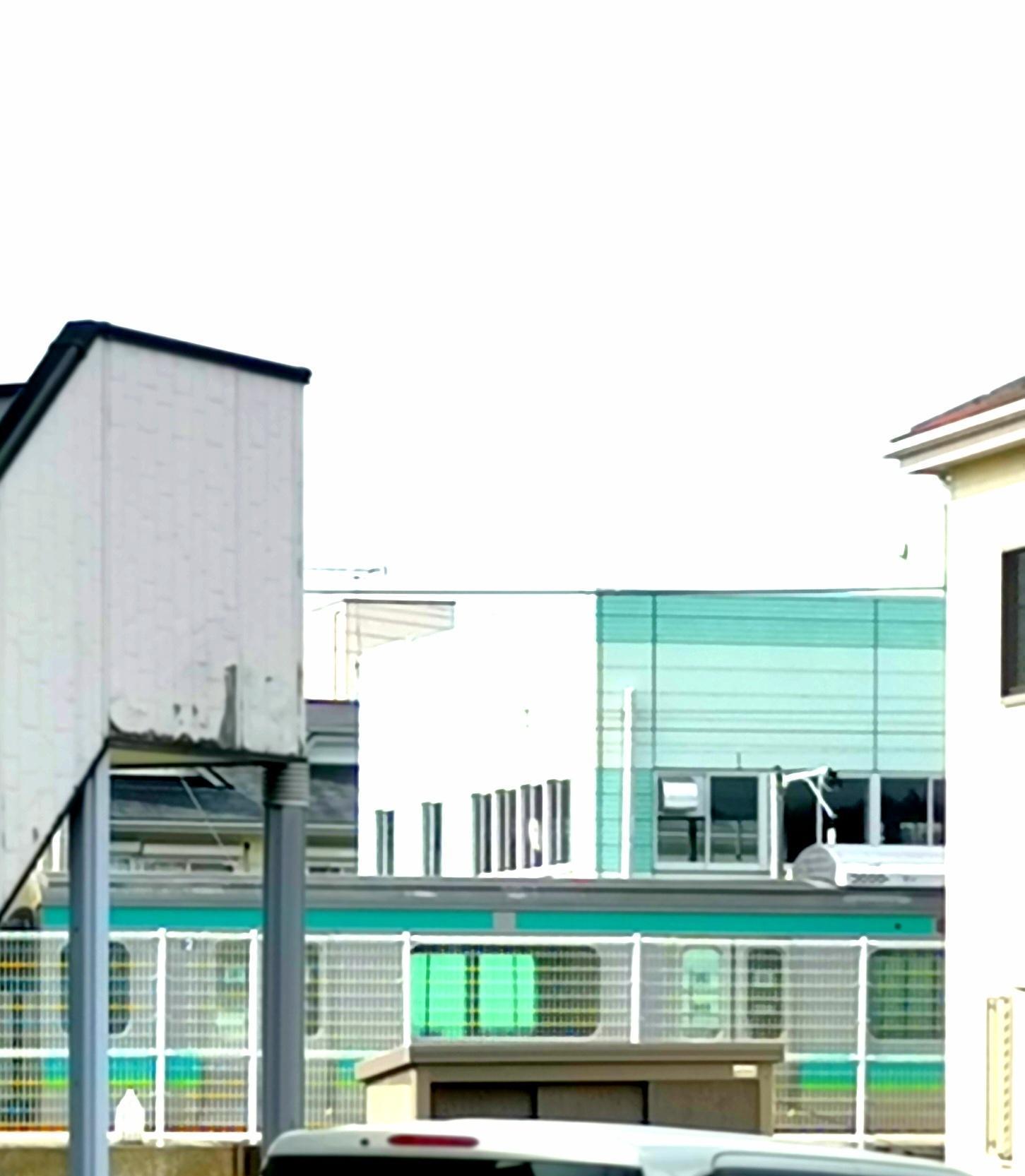 眺望　駅までとても近く、停車中の快速電車も自宅から見えます。