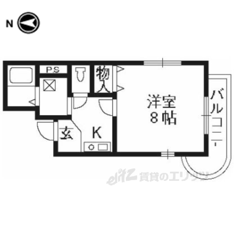 ビバ丸太町の間取り