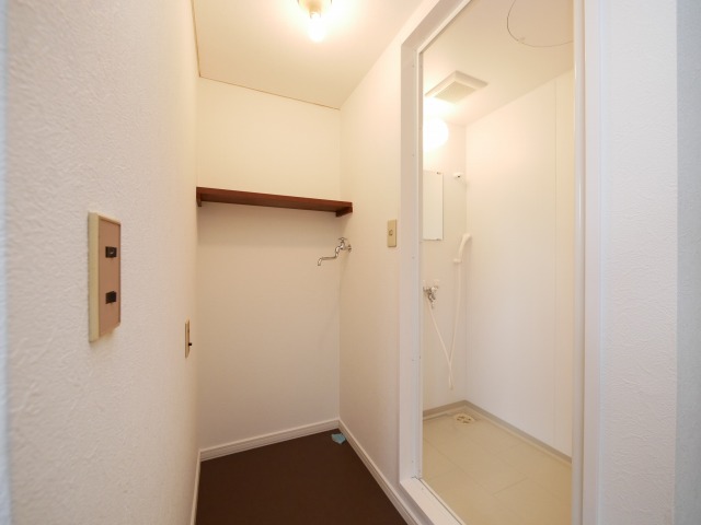 洗面設備　独立洗面化粧台が付いています