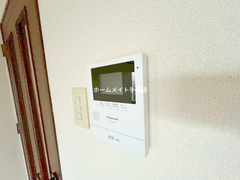 セキュリティ　モニター付きインターホン♪