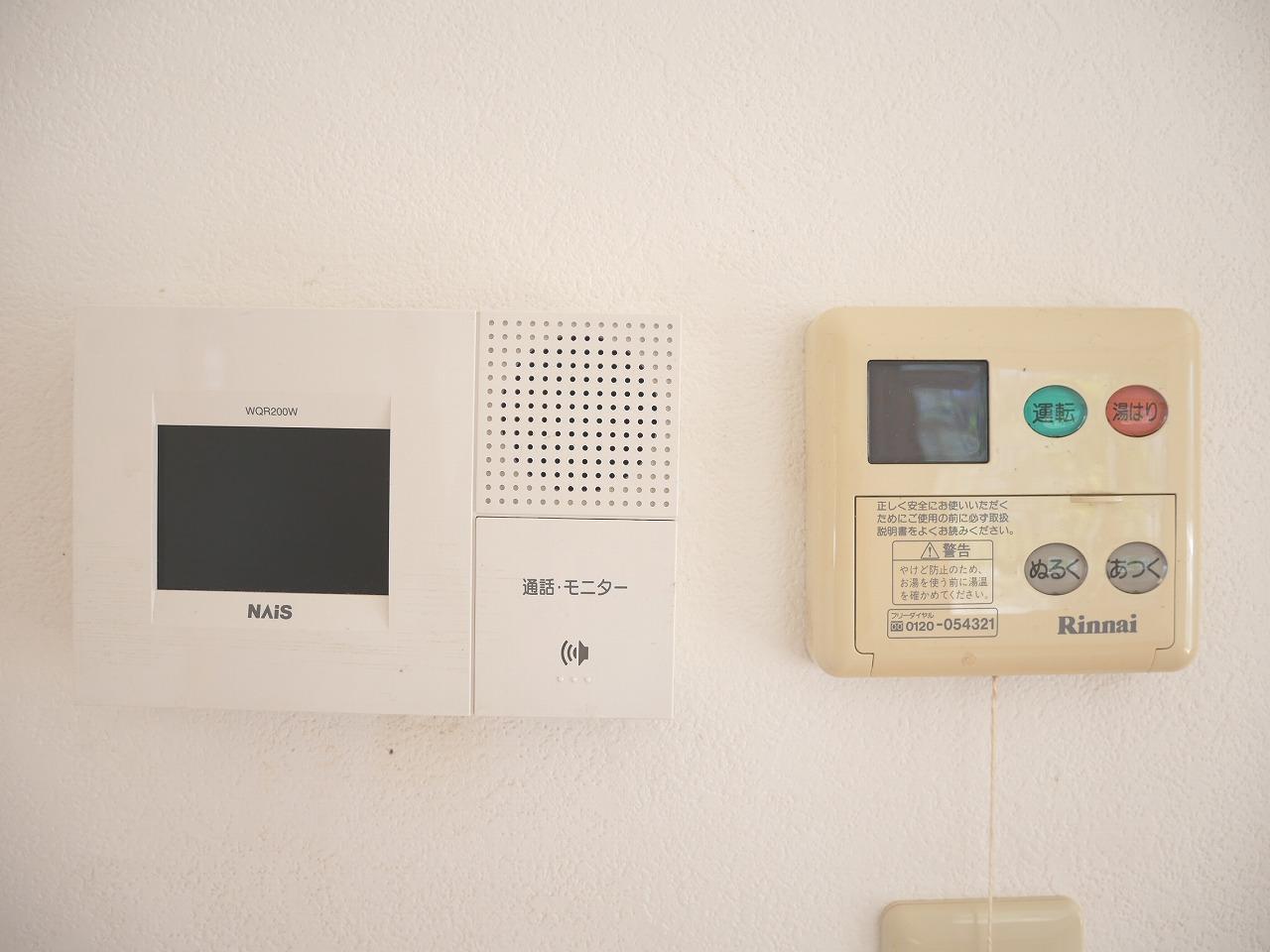 セキュリティ　モニターホンで来客確認もばっちり☆