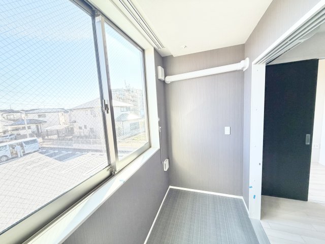 バルコニー　落ち着いた時間を過ごせるバルコニーです