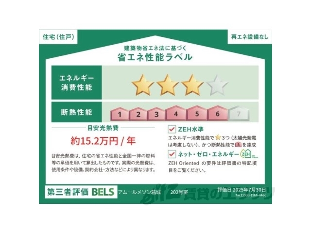 省エネ性能ラベル　省エネ性能ラベル