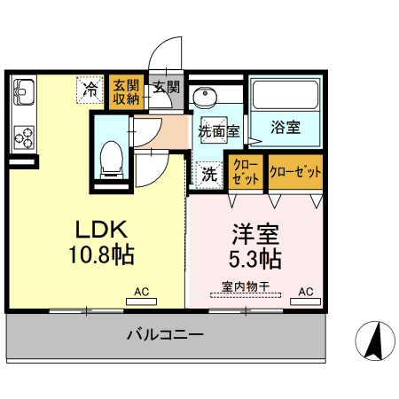 カーサ・ぺキーノの間取り