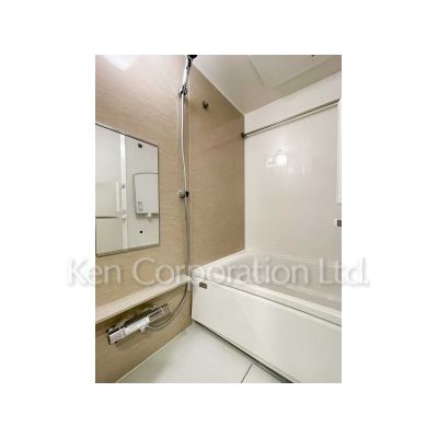 バス・シャワールーム　同タイプ2階のお部屋を撮影。仕様が異なることがあります。