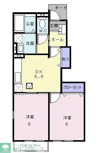 リヴァーの間取り