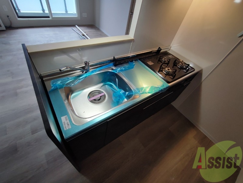 キッチン　キッチンはスペースも広々していて使いやすそうですよ！