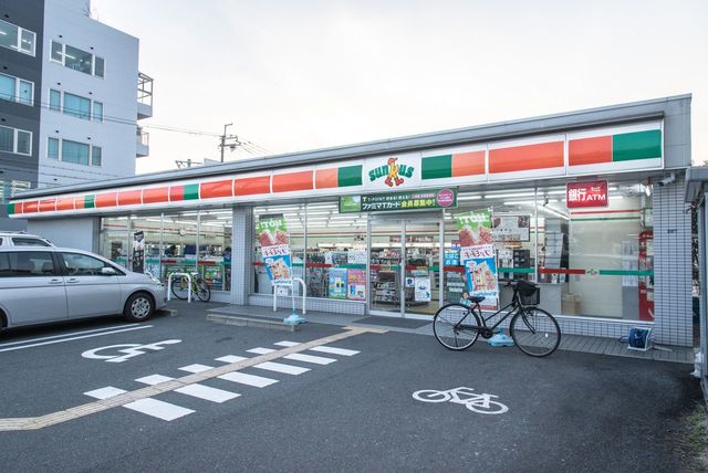 コンビニ　サンクス摂津新在家店（コンビニ）まで1034m