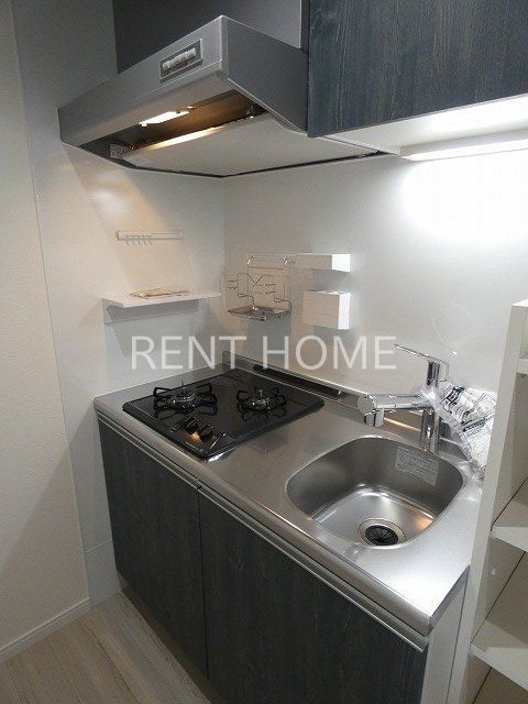 キッチン　2口ガスコンロ付き