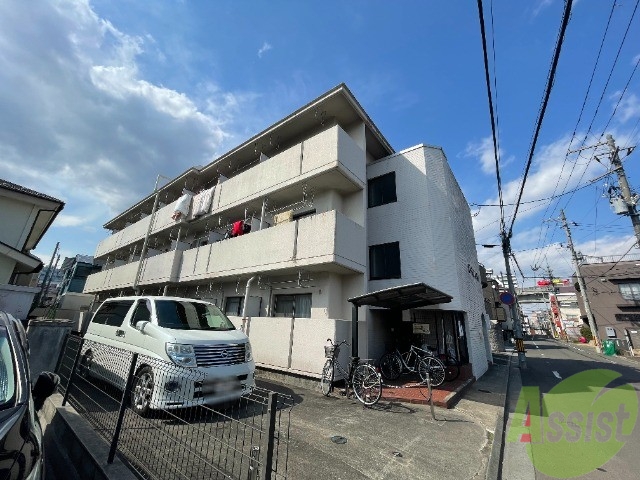 建物外観　仙台市若林区東九番丁「ガーデンハイツ」