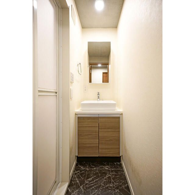 洗面設備　別タイプ部屋　参考写真です