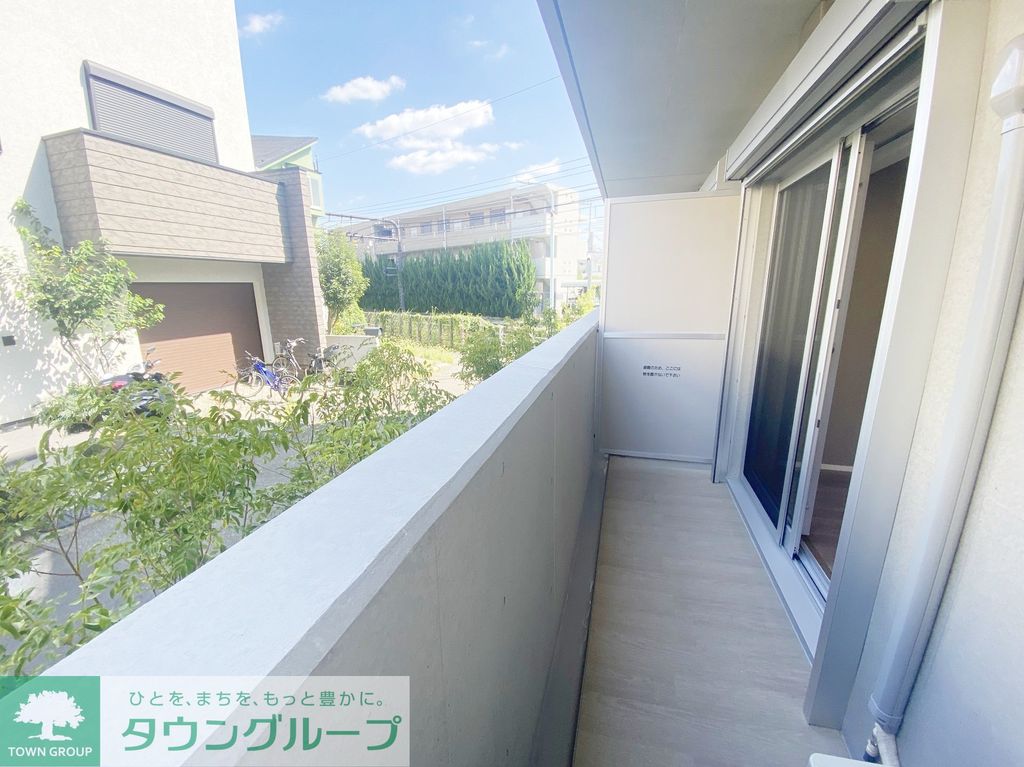 バルコニー　庭