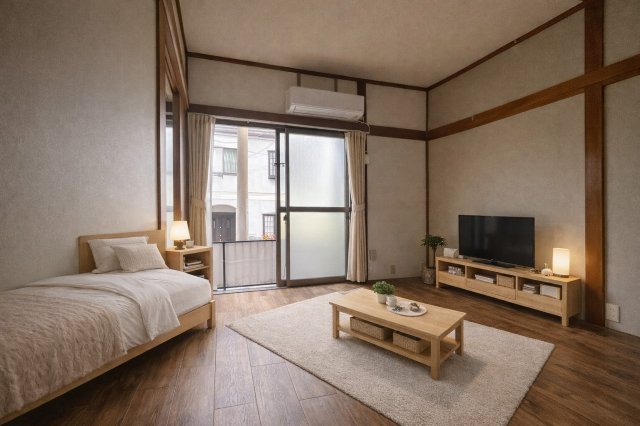 居室・リビング　家具配置イメージ画像です