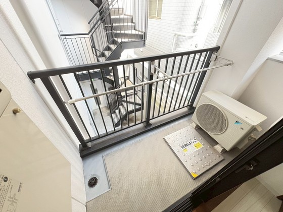 バルコニー　※別部屋の写真です