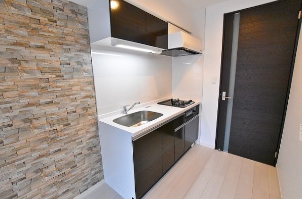 キッチン　★2口ガスシステムキッチン(グリル付き)★