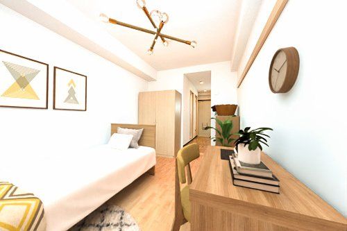 居室・リビング　モデルルームのため家具・家電などはついておりません。