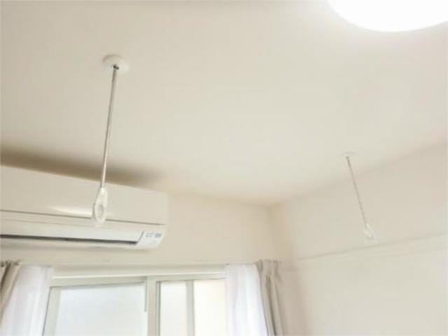 眺望　室内物干し