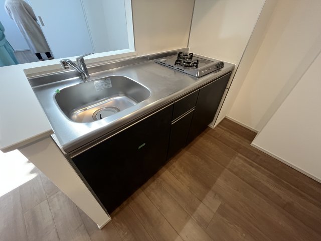 キッチン　コンパクトなキッチンで掃除もラクラク