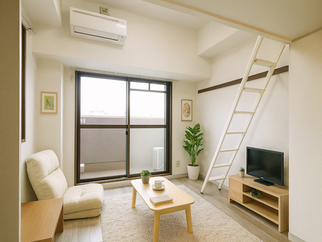 居室・リビング　CGで家具等を配置したもので家具等は含まれません。