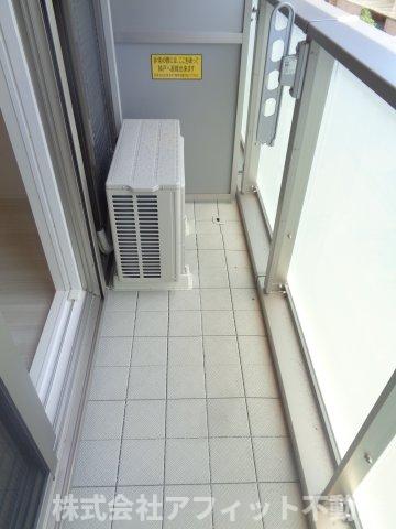 バルコニー　西向き