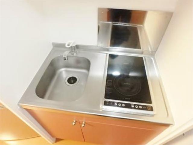 キッチン　２口ＩＨコンロ付き