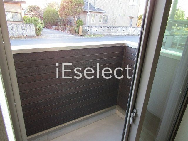 バルコニー　お洗濯物はこちらで