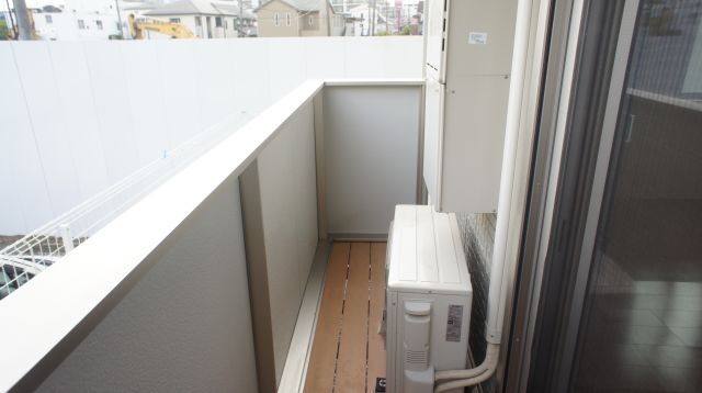 バルコニー　バルコニーがあります