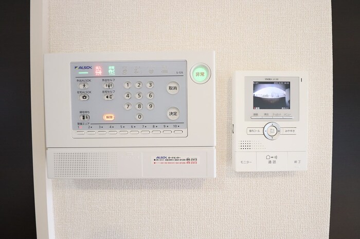 セキュリティ　モニターインターフォンです