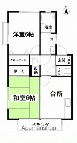 マンションライフの間取り写真