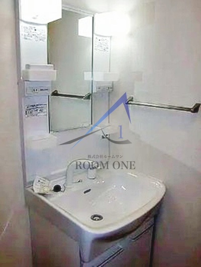 洗面設備　洗面台です。