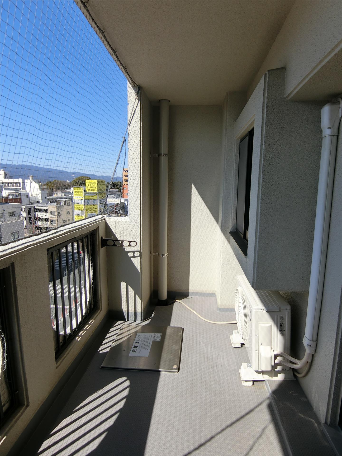 バルコニー　同タイプ別部屋の写真です