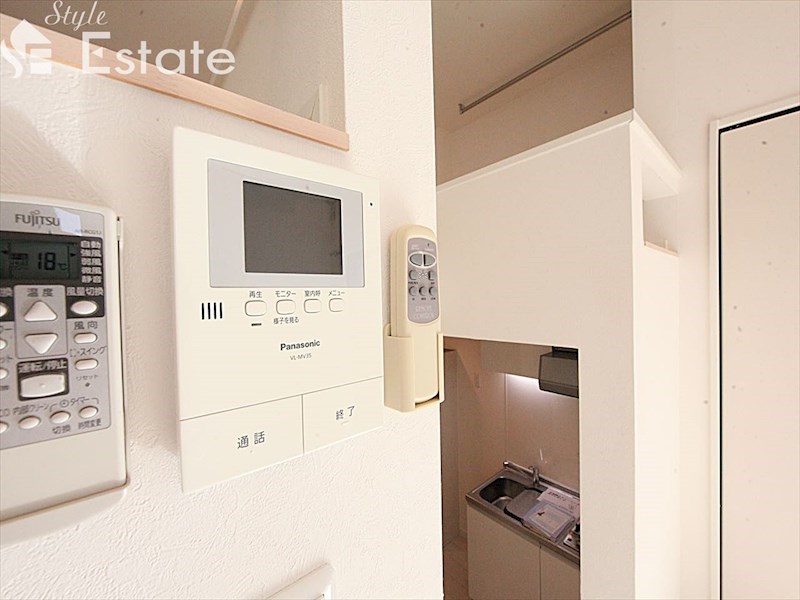 セキュリティ　モニター付きインターホン