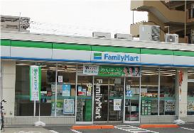コンビニ　ファミリーマート 岡山新屋敷店（コンビニ）まで466m
