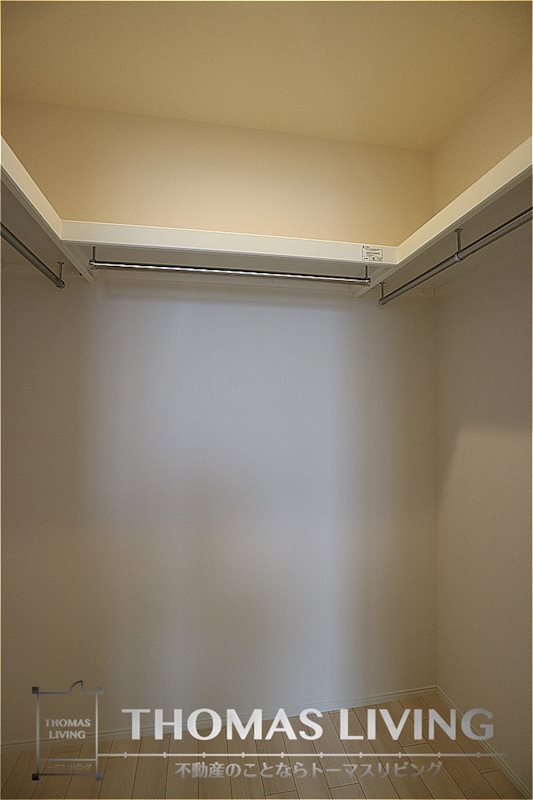 収納　大容量のウォークインクローゼット