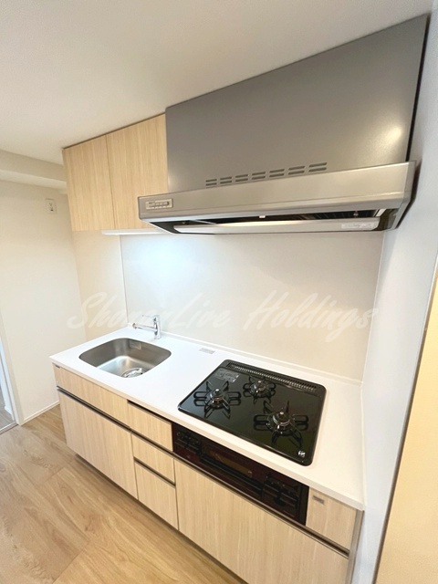 キッチン　ガス3口システムキッチン♪